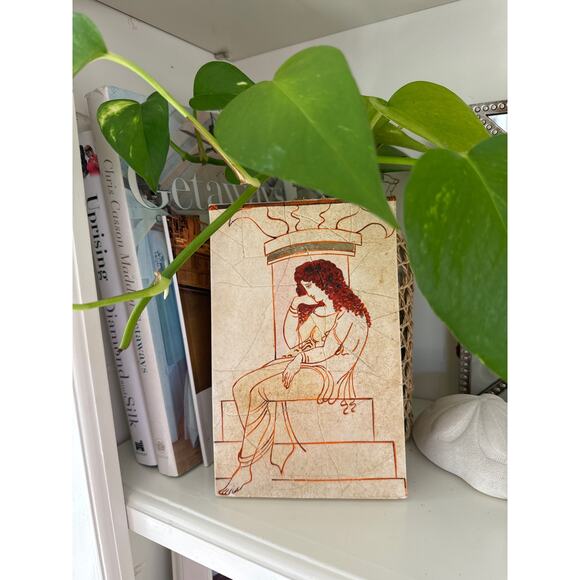 Hand Painted Reproduction of Aphrodite Contemplating Tile - Picture 7 of 7